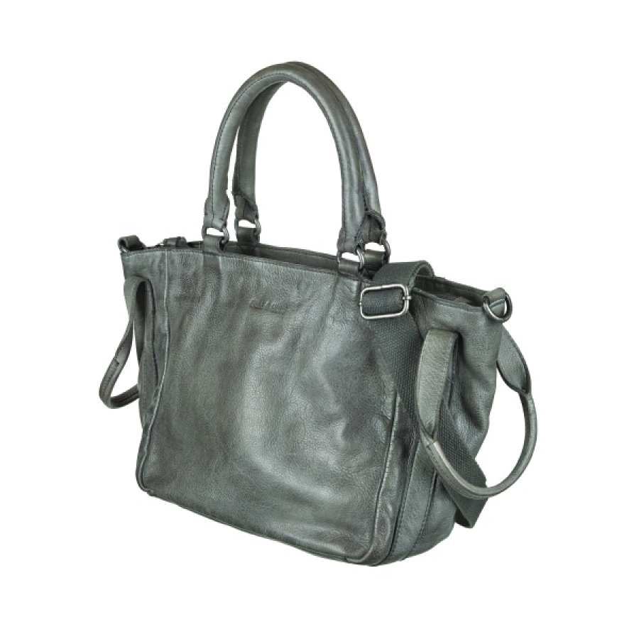 ELISA MIDI GRAPHIT - Handtasche